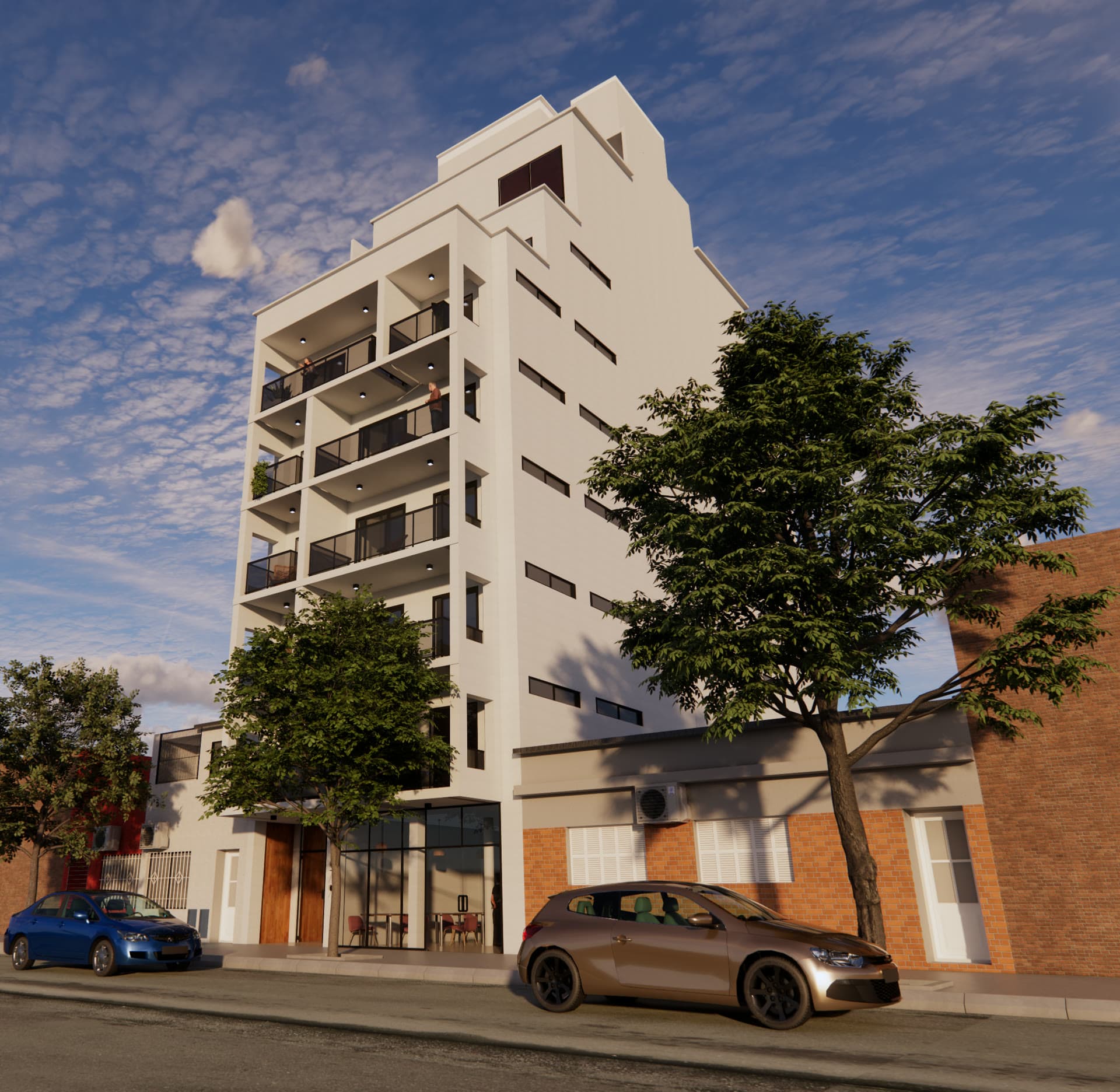 EVO Caldas 1679 — render de fachada
