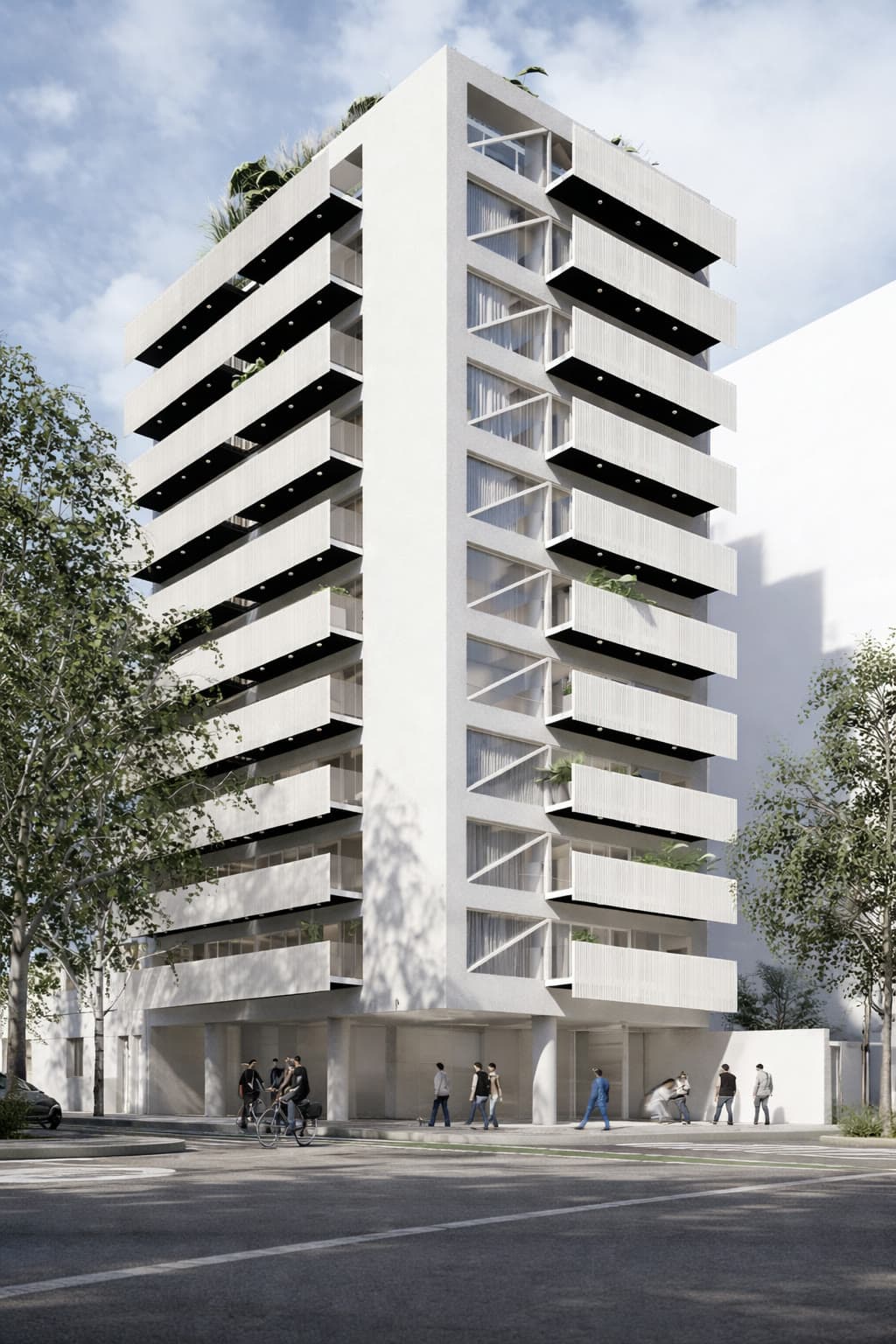 EVO Larralde 2602 — render de fachada