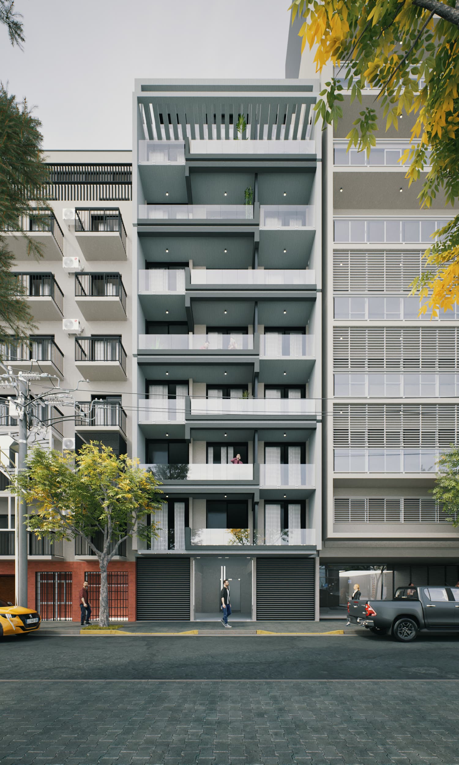 EVO Moldes 3083 — render de fachada