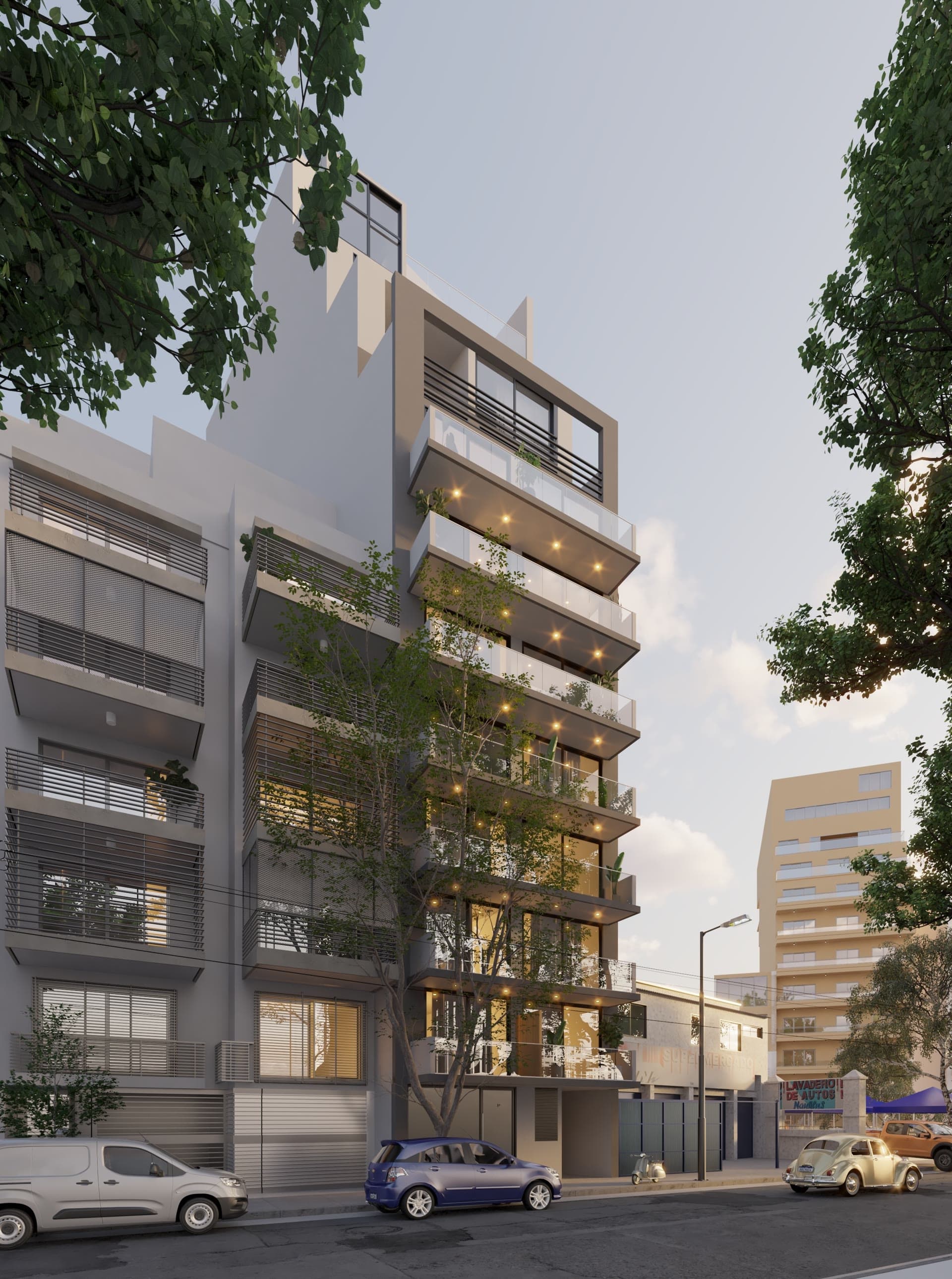 EVO Soler 3453 — render de fachada