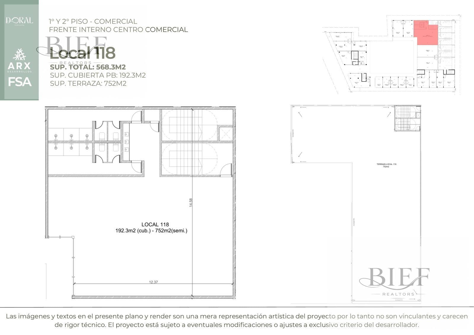Local 568m² + Terraza 752m² · DORAL CC Tigre — imagen 1