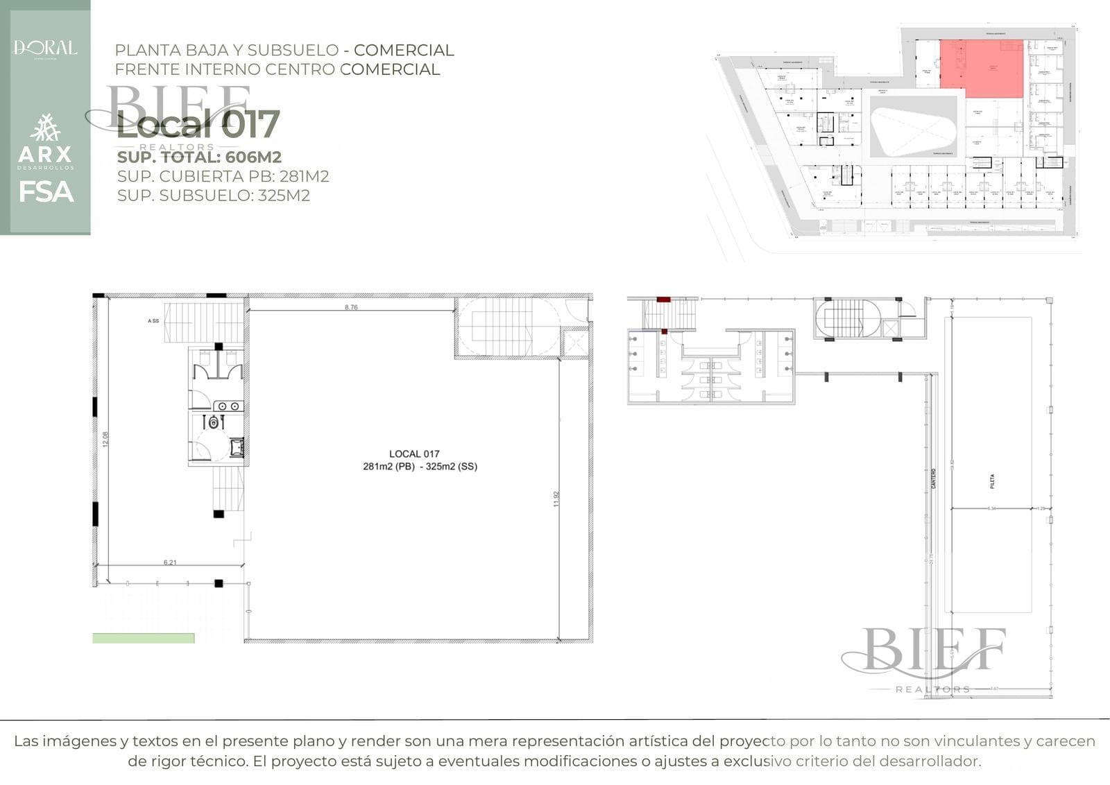 Local Premium 606m² c/Pileta · DORAL CC Tigre — imagen 1