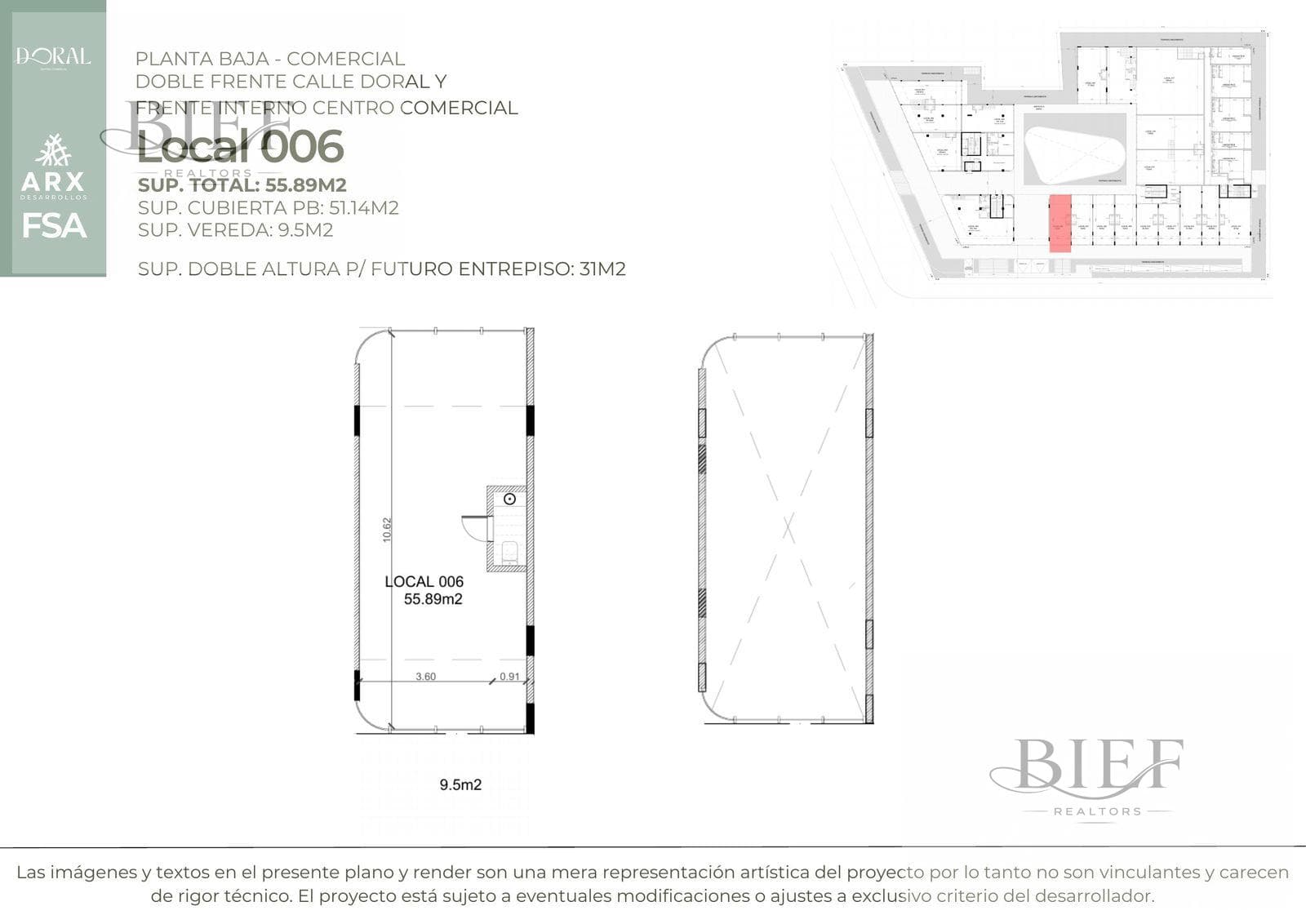 Local 56m² Doble Altura · Calle Doral · DORAL CC — imagen 1