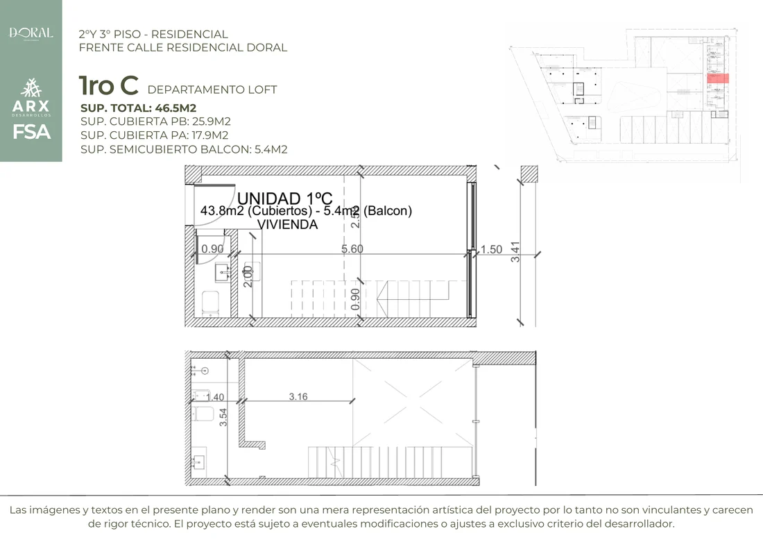 Plano Loft 1°C