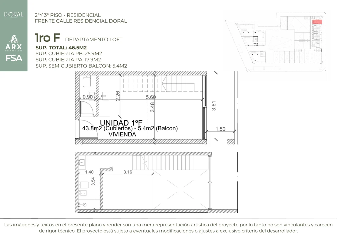 Plano Loft 1°F