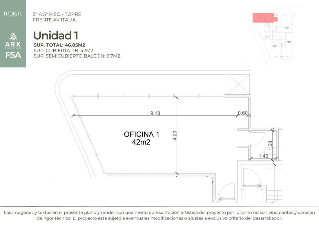 Plano 3-5° U1