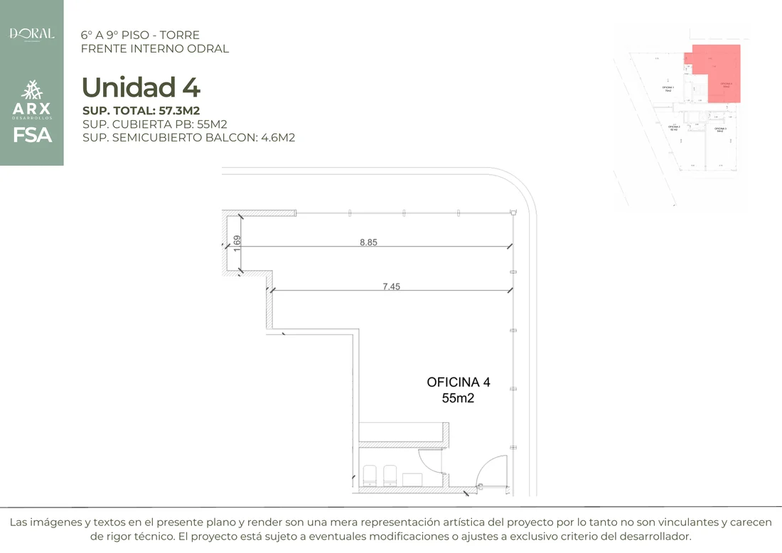 Plano 6-9° U4