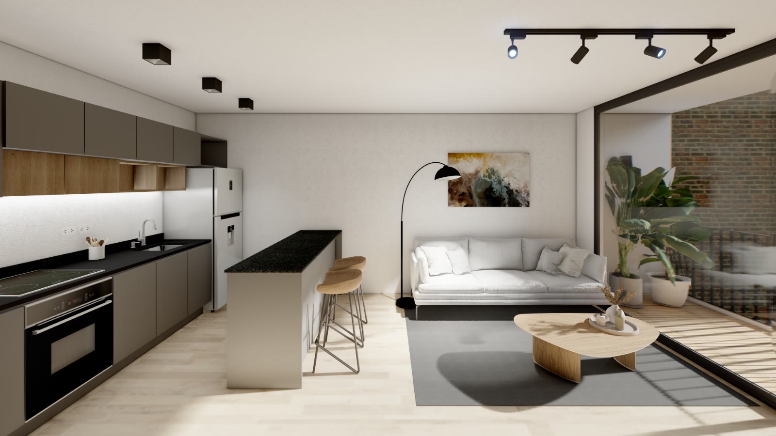 EVO Belgrano 4063 — render 4
